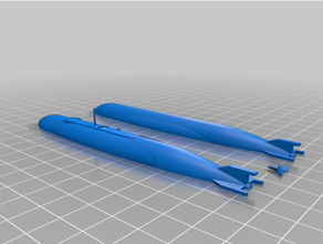shinkai submarino wwii 3d print model - Mito3D