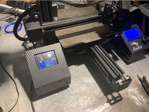 mks tft28 montieren links Ender 3 3d print model - Mito3D
