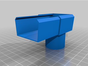 estufa calha cano descarga 3d print model - Mito3D