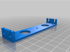 tamiya monster beetle rear body mount - improved rc car 3d print model - Mito3D