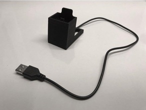 fumer nord 2 quai chargeur mise charge amarrage gare micro USB mod technologie vapoteurs vape supporter 3d print model - Mito3D