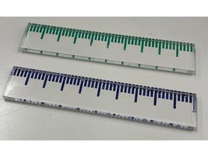 ruler100mm 100mm Lineal 3d print model - Mito3D