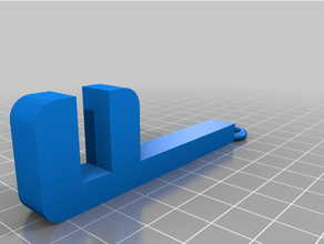anet 8 filament spool holder basic 3d print model - Mito3D