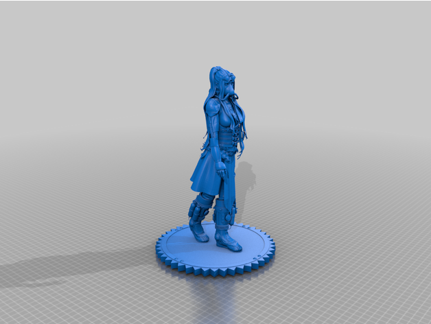 bilimkurgu kadın keşif 3D print model - Mito3D