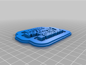 bastão desconectar marca personalizado 3d print model - Mito3D