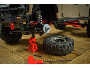 3dsets ruota distanziatore rotore crawler landy 4x4 carro allevatore rc macchina 3d print model - Mito3D