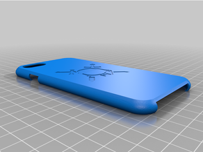 aureola iphone 8 caso funda 7 teléfono proteccion protector 3d print model - Mito3D