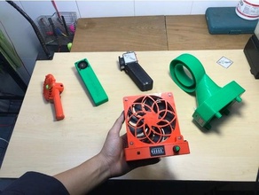 bureau ventilateur mini minifan tblack tblack3d tblack3dprinter 3d print model - Mito3D