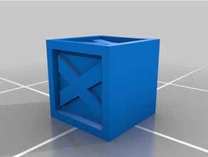 Cubo calibracion ajuste 5 cm 3d print model - Mito3D