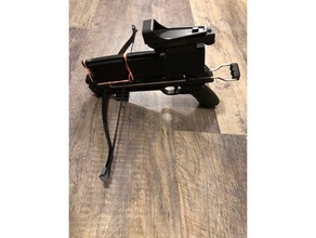 pistol crossbow magazine mini repeating upgrade 3d print model - Mito3D
