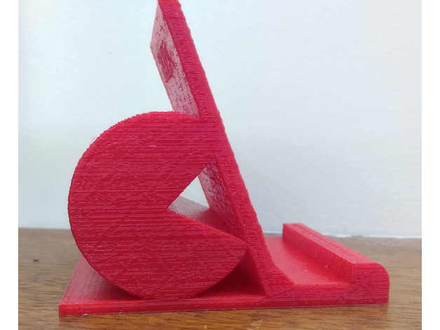 soporte pacman paraca telefono asus teléfono estante smartphone 3D print model - Mito3D