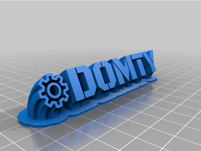 domty customized 3d print model - Mito3D
