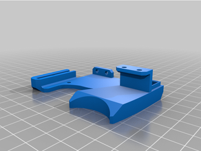 5015 blower support 3d print model - Mito3D