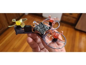 nanotri mini tricopter betaflight fpv multicopter multirotor 3d print model - Mito3D