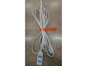 tpu corde câble regroupement bande paquet attacher titulaire soutien gestion 3d print model - Mito3D