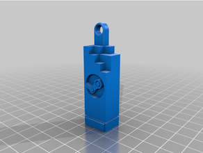 steam award keychain 3d print model - Mito3D