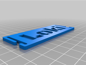 personalizado Molle etiqueta loki 3d print model - Mito3D