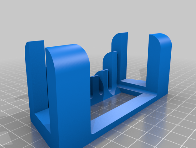 customized desk cable holder 3D print model - Mito3D