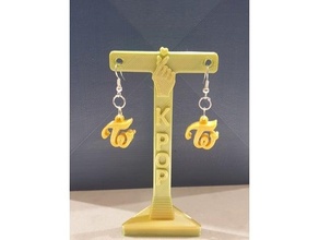 earrings christmas earring gift jewellery k-pop korea kpop pop music stocking 3d print model - Mito3D