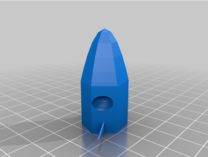 miles' rocket 3d print model - Mito3D