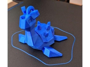 poli Lapras anahtarlık pokemon 3d print model - Mito3D