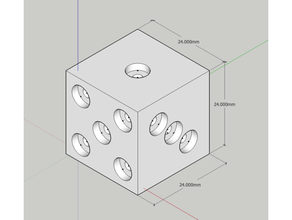 dice dice 3d print model - Mito3D