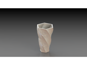 decor vase 1 3d print model - Mito3D