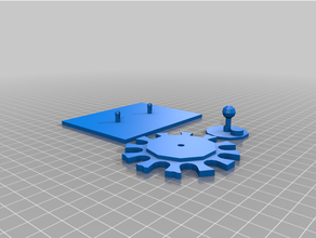 customized parametric geneva mechanism 3d print model - Mito3D