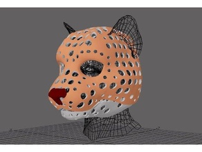 fursuit puppet head Base Ausführung 80 khajiit Katze Kostüm Kostümkopf Fursuit Kopf Nase Kopfbasis khajit Maske Pawet Marionette Welpenkopf Robotheur 3d print model - Mito3D