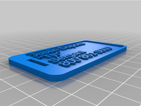 angepasst Gepäck Etikett kofferanh nger völlig 3d print model - Mito3D