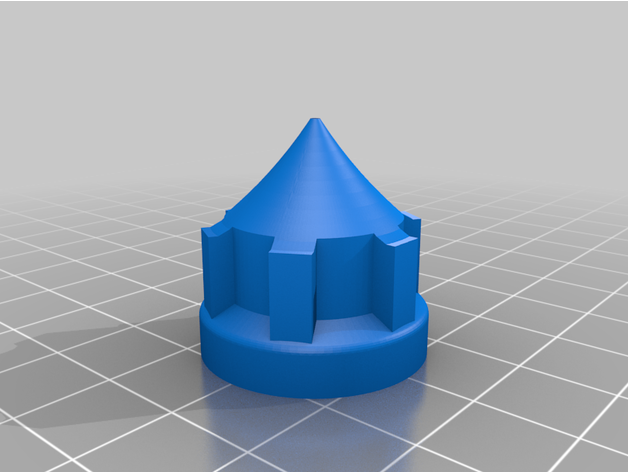 sealant nozzle short 1mm cap cartridge dse seal silica silicone tube 3D print model - Mito3D