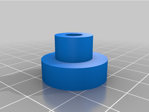 roue electrolux lave vaisaille 3d print model - Mito3D