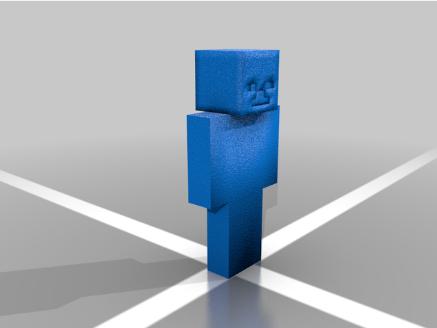 Minecraft steve 3D print model - Mito3D