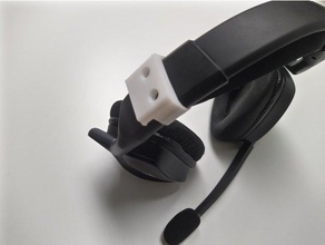 Zubehörteil Clip Korsar Leere Headset Gaming ir Verfolgung 3d print model - Mito3D
