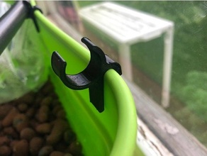 16 cm Bewässerung Schlauch Halter Unterstützung Tropfer Hydrokultur Pflanzen 3d print model - Mito3D