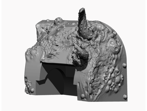 dreadnought - mark liv nurgle shoulders 3d print model - Mito3D