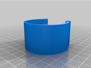 customized pipe clamp 45 3d print model - Mito3D