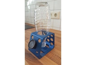 flujo soda cabestro soporte botella flasche 3d print model - Mito3D