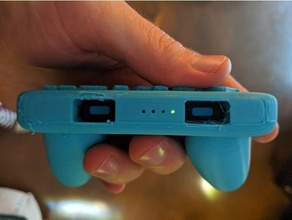 Nintendo interruptor solteiro joy con firmeza + luz buracos Joycon controle video game leds 3d print model - Mito3D