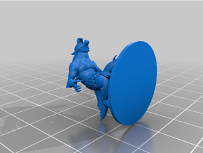 werewolf base 3d print model - Mito3D