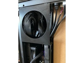 nzxt h1 power supply cover 3d print model - Mito3D