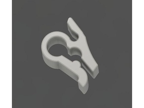 filamento clip arrotondato bordo 3d print model - Mito3D