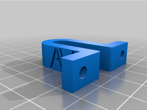 anet a8 hold bracket 3d printer parts mods upgrade 3d print model - Mito3D