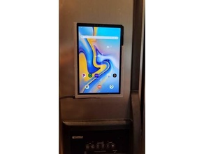samsung galaxy tab s4 fridge mount 3d print model - Mito3D