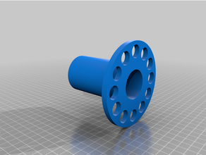 qidi tecnología 1 filamento carrete soporte 3d print model - Mito3D