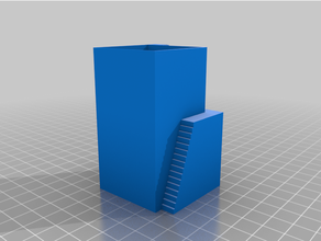 staircase pencil holder simple design 3d print model - Mito3D