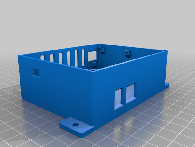 mks dlc 20 case cooler cable organizer 3D print model - Mito3D