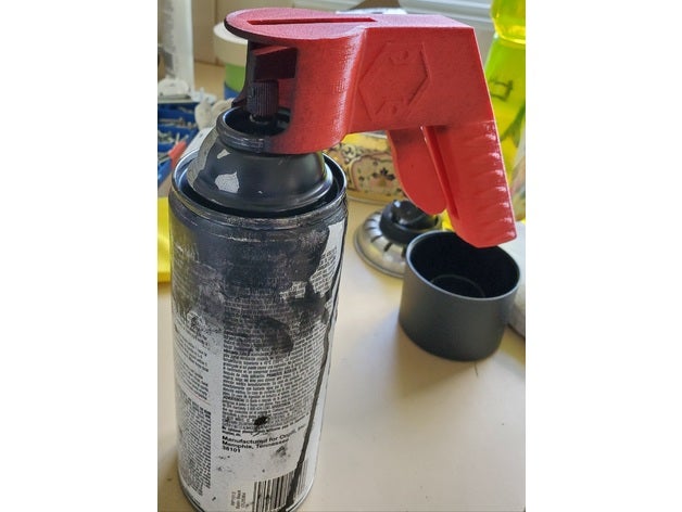 spray handle trigger sprayer paint tool 3D print model - Mito3D