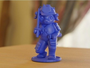 samurai gato 3d print model - Mito3D