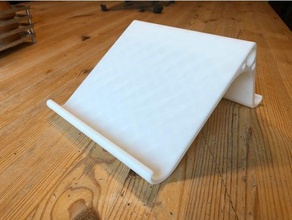 ipad stand holder tablet 3d print model - Mito3D